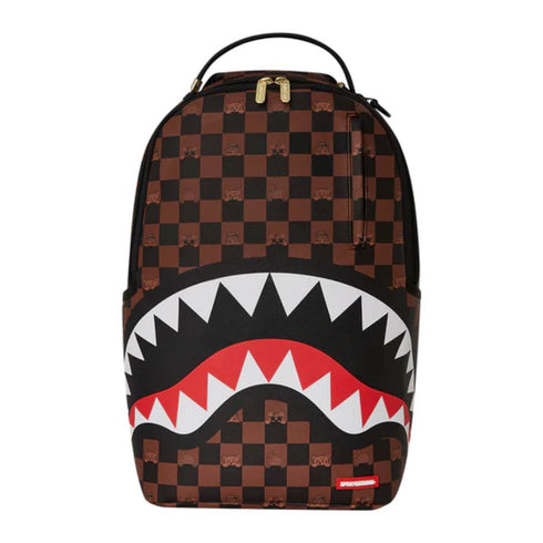 MOCHILA MARRÓN PEEKING CHARACTER SPRAYGROUND